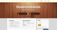 Desktop Screenshot of boekenzoekdienst.nl
