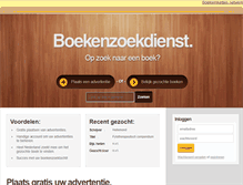 Tablet Screenshot of boekenzoekdienst.nl